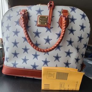 Authentic Dooney and Bourke Dallas Cowboys Zip Zip Purse